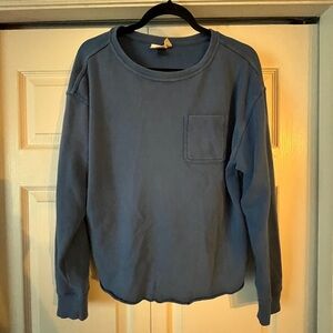 Blue Universal Thread Pocket Sweatshirt